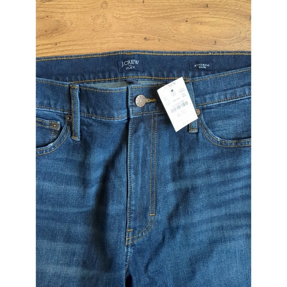 J. Crew Mens 36x32‎  Athletic Slim Fit Medium Wash Jeans - Picture 3 of 16